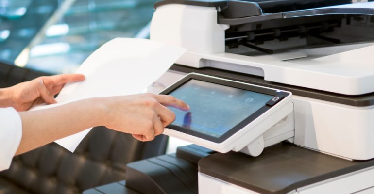 printer in use