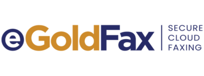 egoldfax Logo for Cloud Faxing partner. EGoldFax