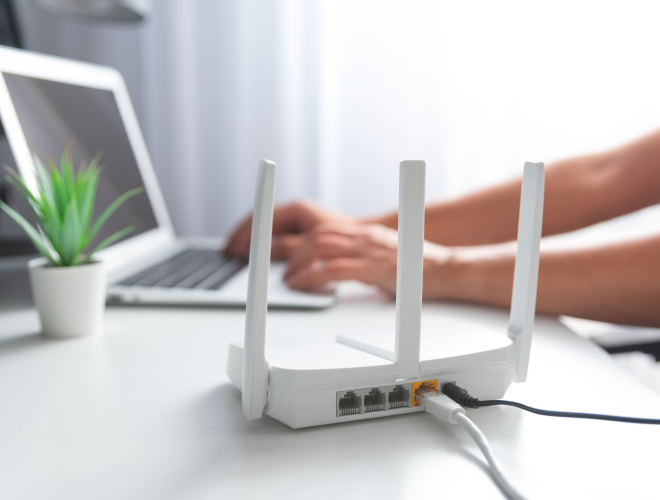Why is my business internet slow - router connected to laptop