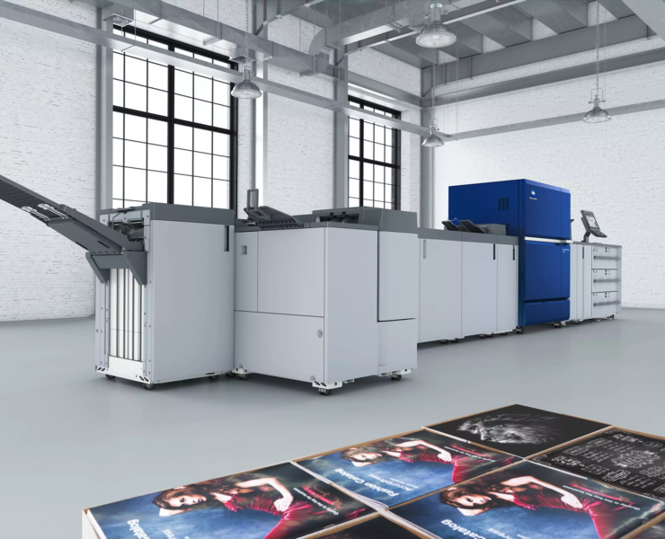 Konica Minolta production print device.