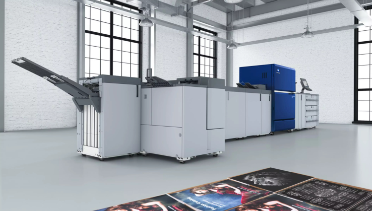 Konica Minolta production print device.